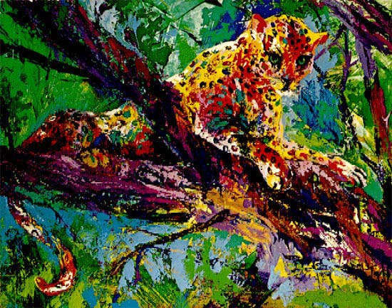 Serengeti Leopard LeRoy Neiman Originals 702-222-2221