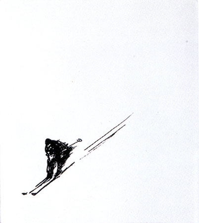Single Skier LeRoy Neiman Originals 702-222-2221