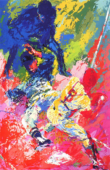 Sliding Home LeRoy Neiman Originals 702-222-2221