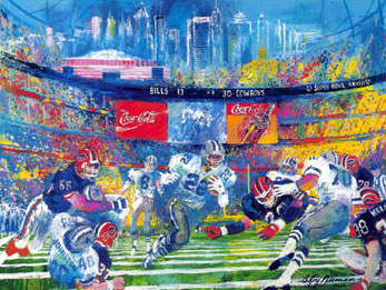 Superbowl XXVIII Georgia Dome LeRoy Neiman Originals 702-222-2221