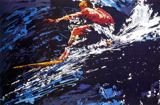 Surfer LeRoy Neiman Originals 702-222-2221