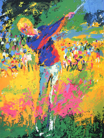 Tee Shot (Jack Nicklaus) LeRoy Neiman Originals 702-222-2221