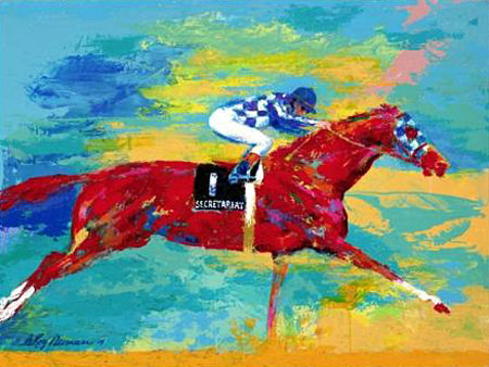 The Great Secretariat LeRoy Neiman Originals 702-222-2221