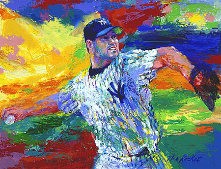 The Rocket  Roger Clemens LeRoy Neiman Originals 702-222-2221