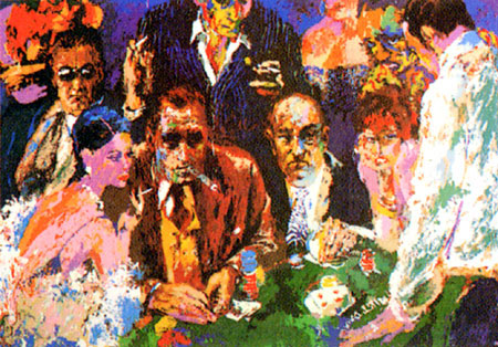 Vegas Blackjack LeRoy Neiman Originals 702-222-2221