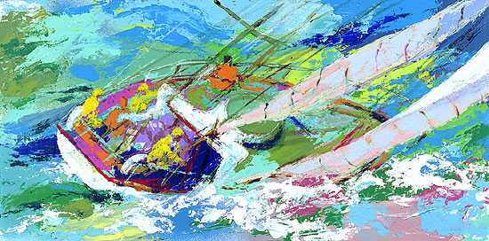 Yawl Sailing LeRoy Neiman Originals 702-222-2221