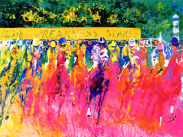 LeRoy Neiman Originals Call 702-222-2221 125th  Preakness Stakes
