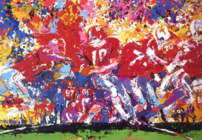 LeRoy Neiman Originals Call 702-222-2221 Alabama Hand Off