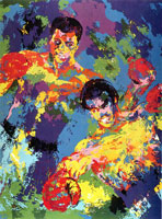 LeRoy Neiman Originals Call 702-222-2221 Ali  Forman  Zaire