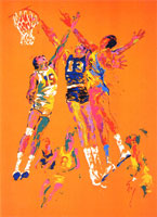 LeRoy Neiman Originals Call 702-222-2221 Basketball