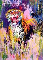 LeRoy Neiman Originals Call 702-222-2221 Bengal Tiger