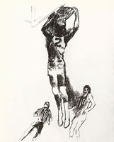 LeRoy Neiman Originals Call 702-222-2221 Dunking