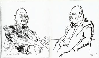 LeRoy Neiman Originals Call 702-222-2221 James Beard, The Chef